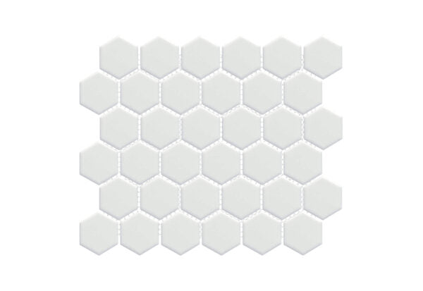 Happy Floors Artisan 2" Hexagon 11" x 12.5" Porcelain Mosaic