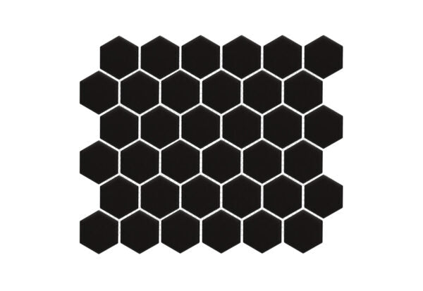 Happy Floors Artisan 2" Hexagon 11" x 12.5" Porcelain Mosaic