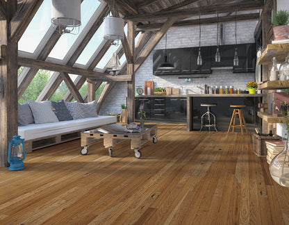 Mullican Williamsburg 4" x RL Hardwood Plank Champagne