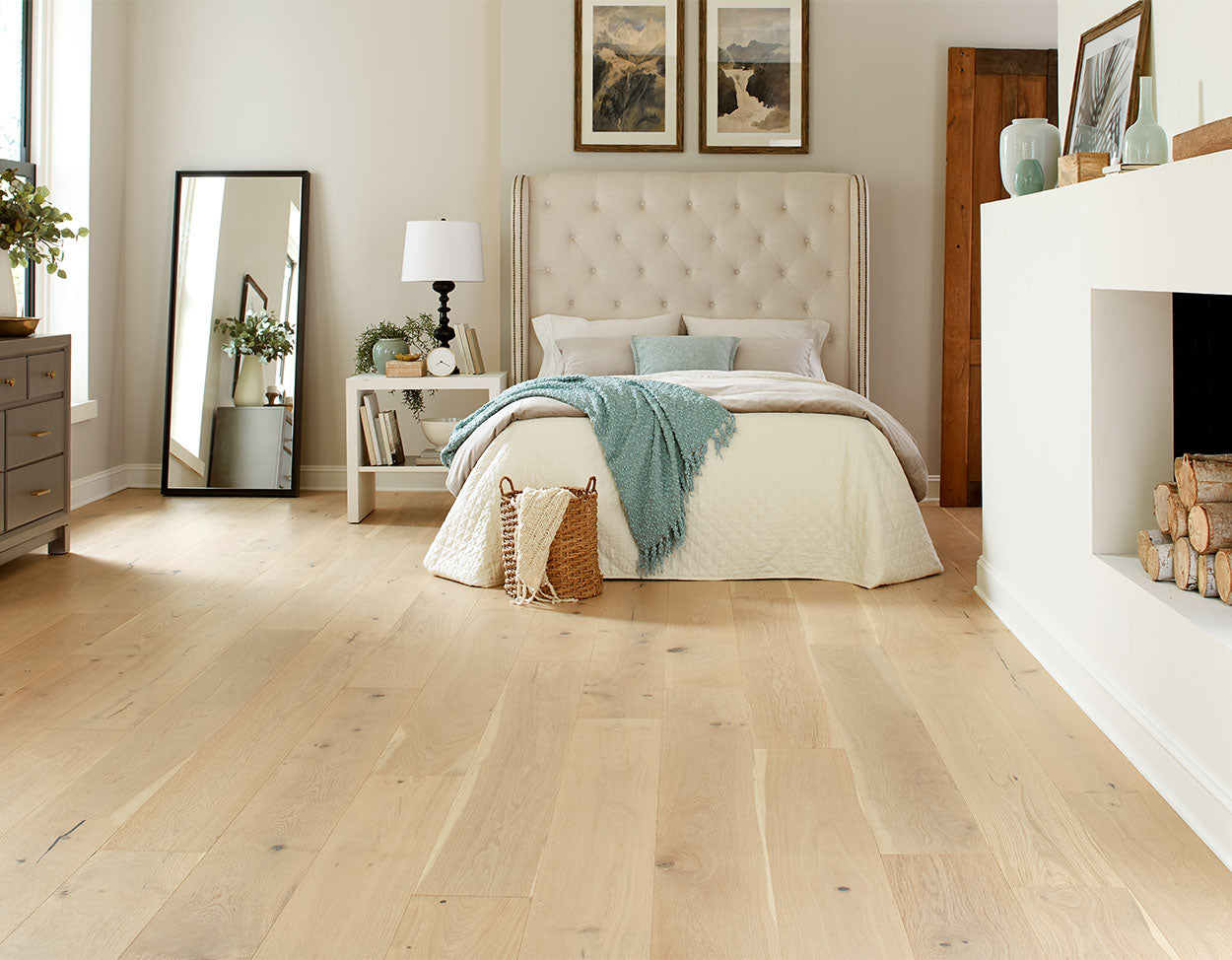 Mullican Castillian Premier 9.44" x RL Hardwood Plank Coastal Fog