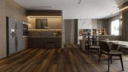 Infinity Floor View 7" x 48" Vinyl Plank Perspective