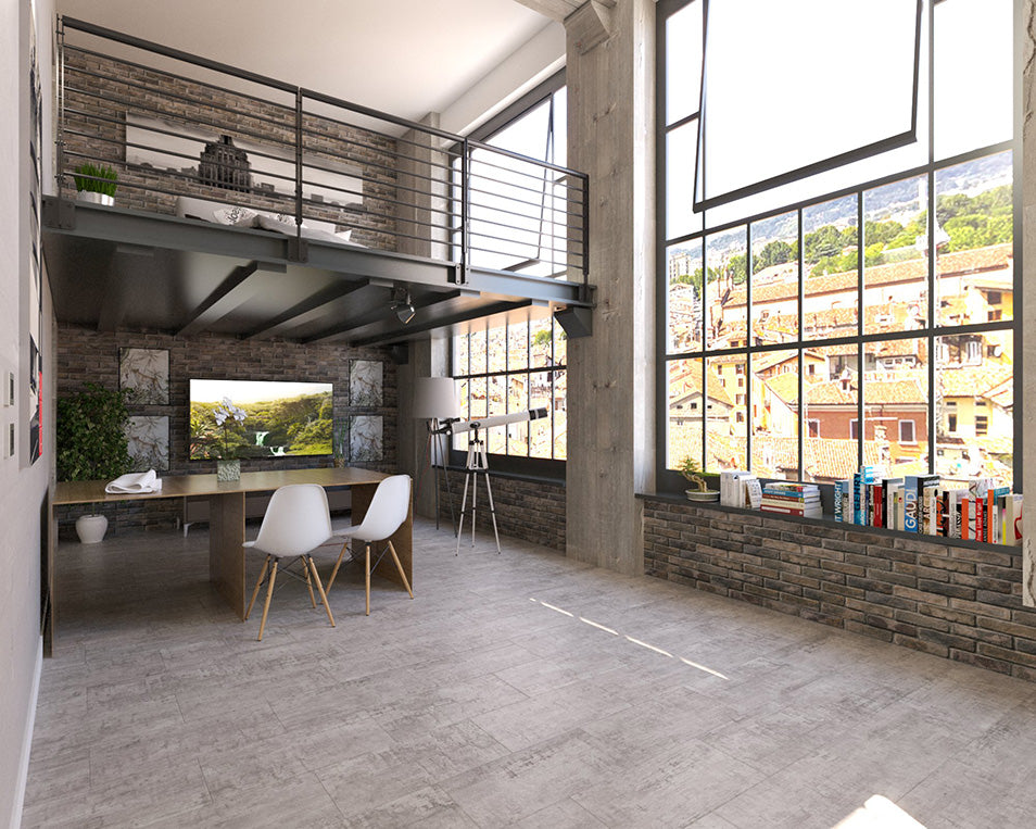 Infinity Floor Rockwell 12" x 24" Vinyl Tile Somerset