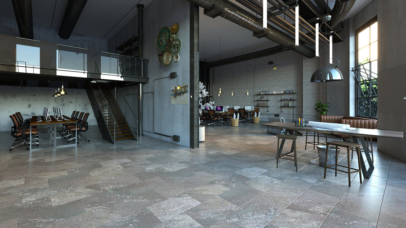 Infinity Floor Rockwell 12" x 24" Vinyl Tile Bradford