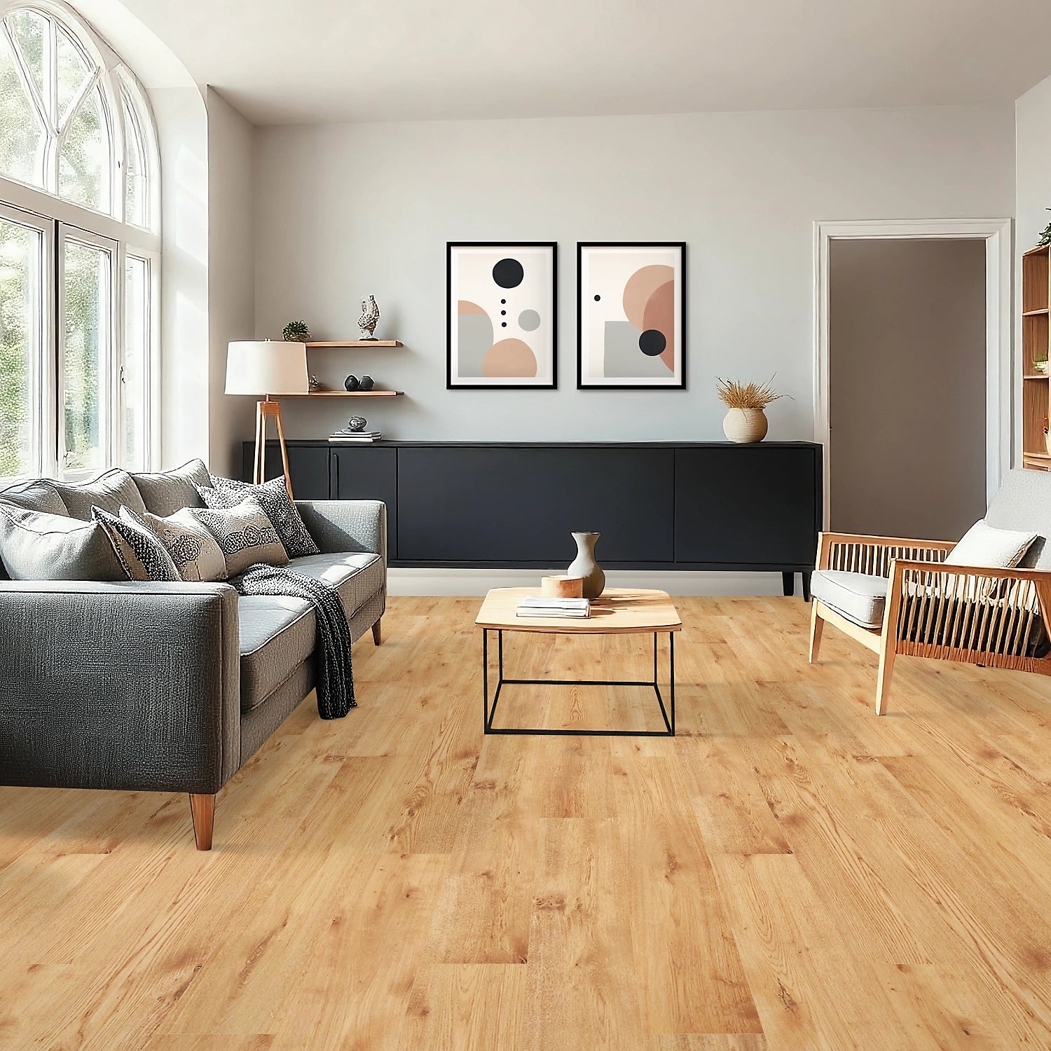 Quick-Step NatureTEK Plus Colossia 9.44" x 80.5" Laminate Plank Ashen Oak