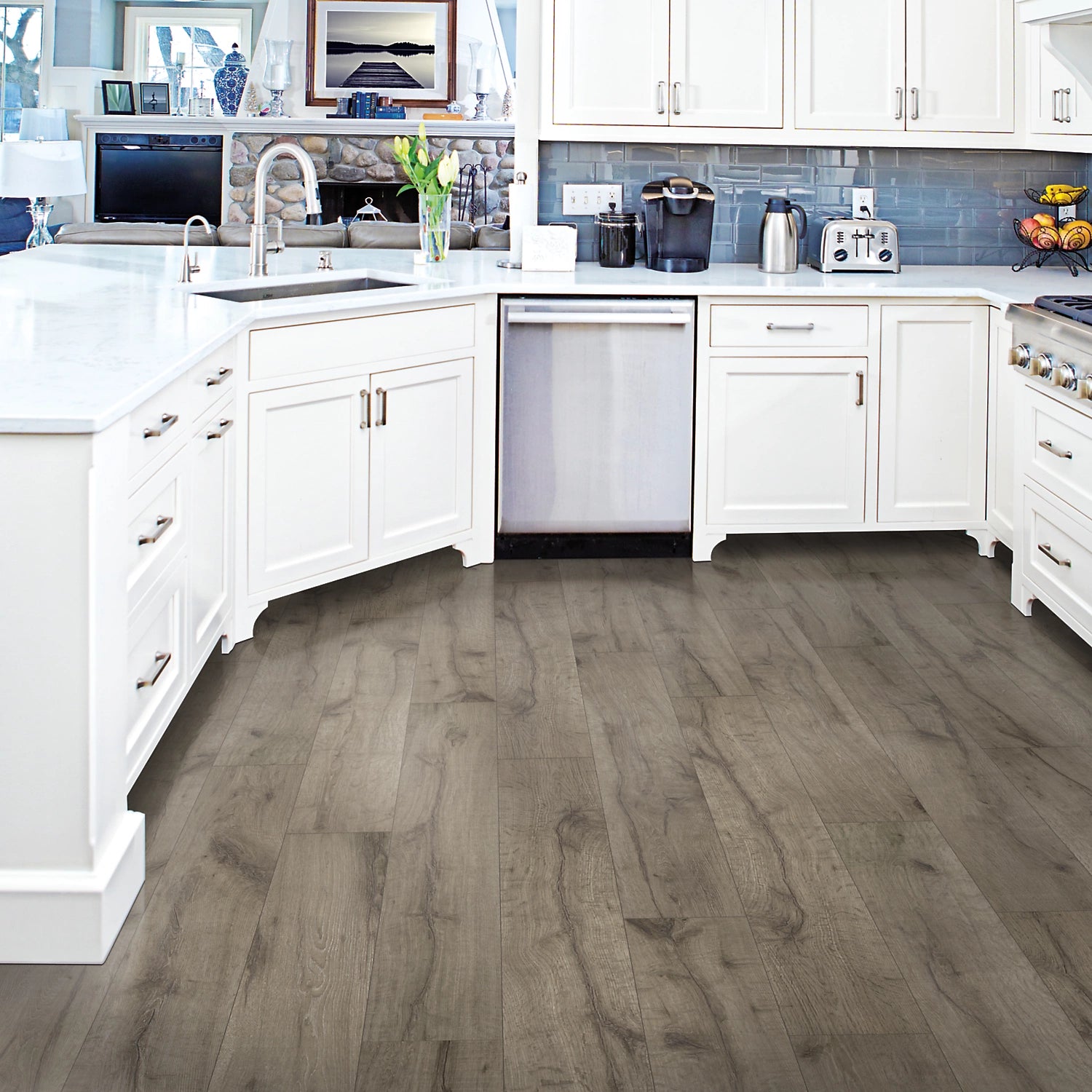 Quick-Step NatureTEK Select Reclaime 7.5" x 47.25" Laminate Plank Heathered Oak