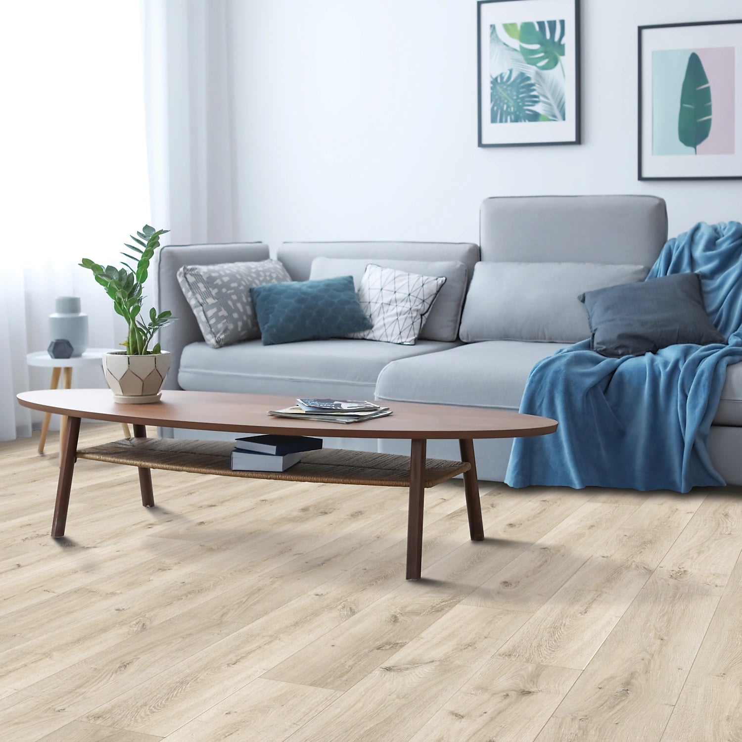 Quick-Step NatureTEK Plus Vestia 7.5" x 54.34" Laminate Plank Russet Oak