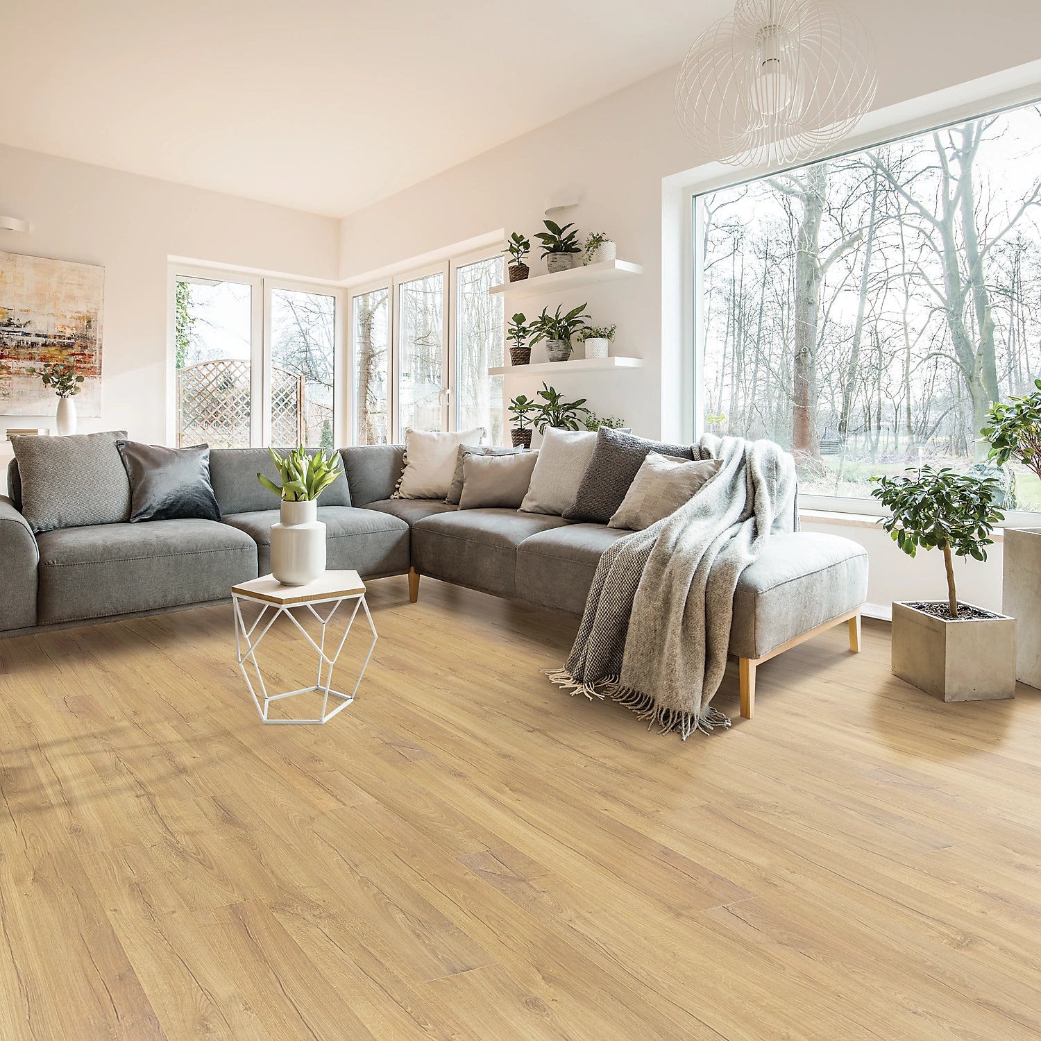 Quick-Step NatureTEK Plus Perdestia 7.5" x 47.25" Laminate Plank Lander Oak