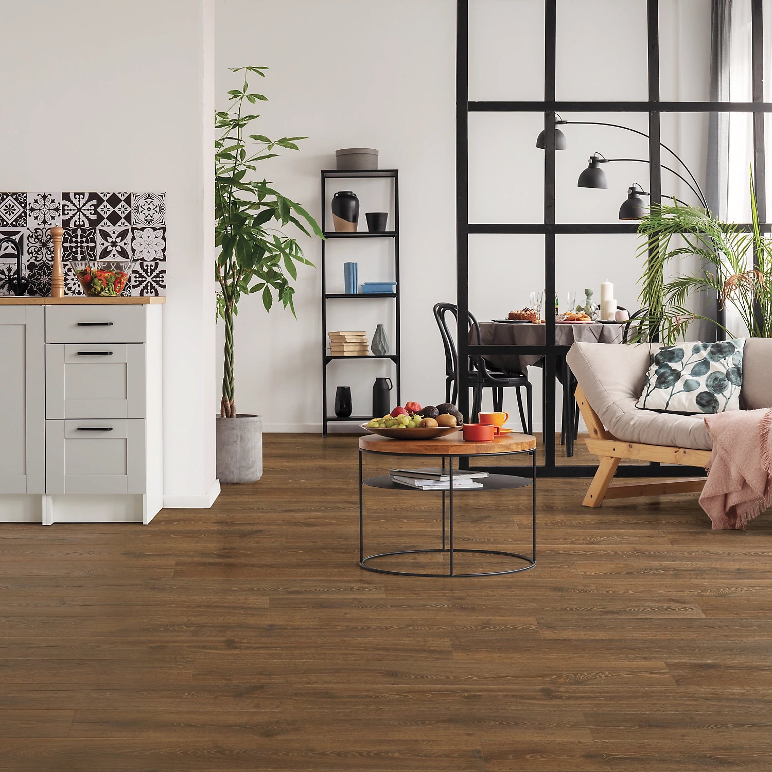 Quick-Step NatureTEK Plus Perdestia 7.5" x 47.25" Laminate Plank Wheat Oak