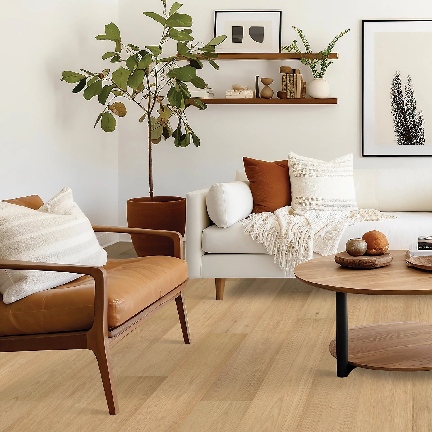 Quick-Step NatureTEK Premier Stellaris 8.34" x 54.34" Laminate Plank Horizon Hickory
