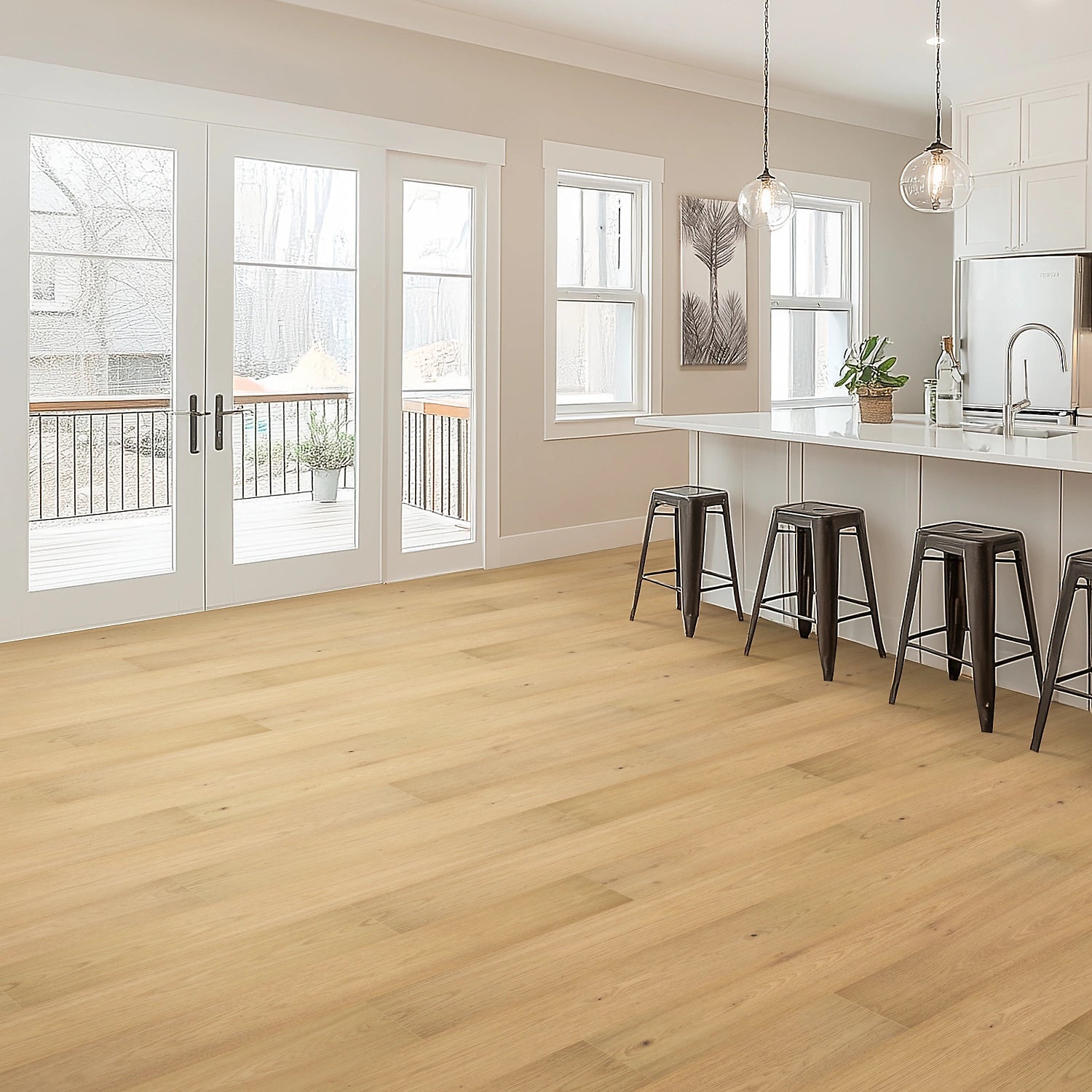 Quick-Step NatureTEK Premier Stellaris 8.34" x 54.34" Laminate Plank Eclipse Hickory