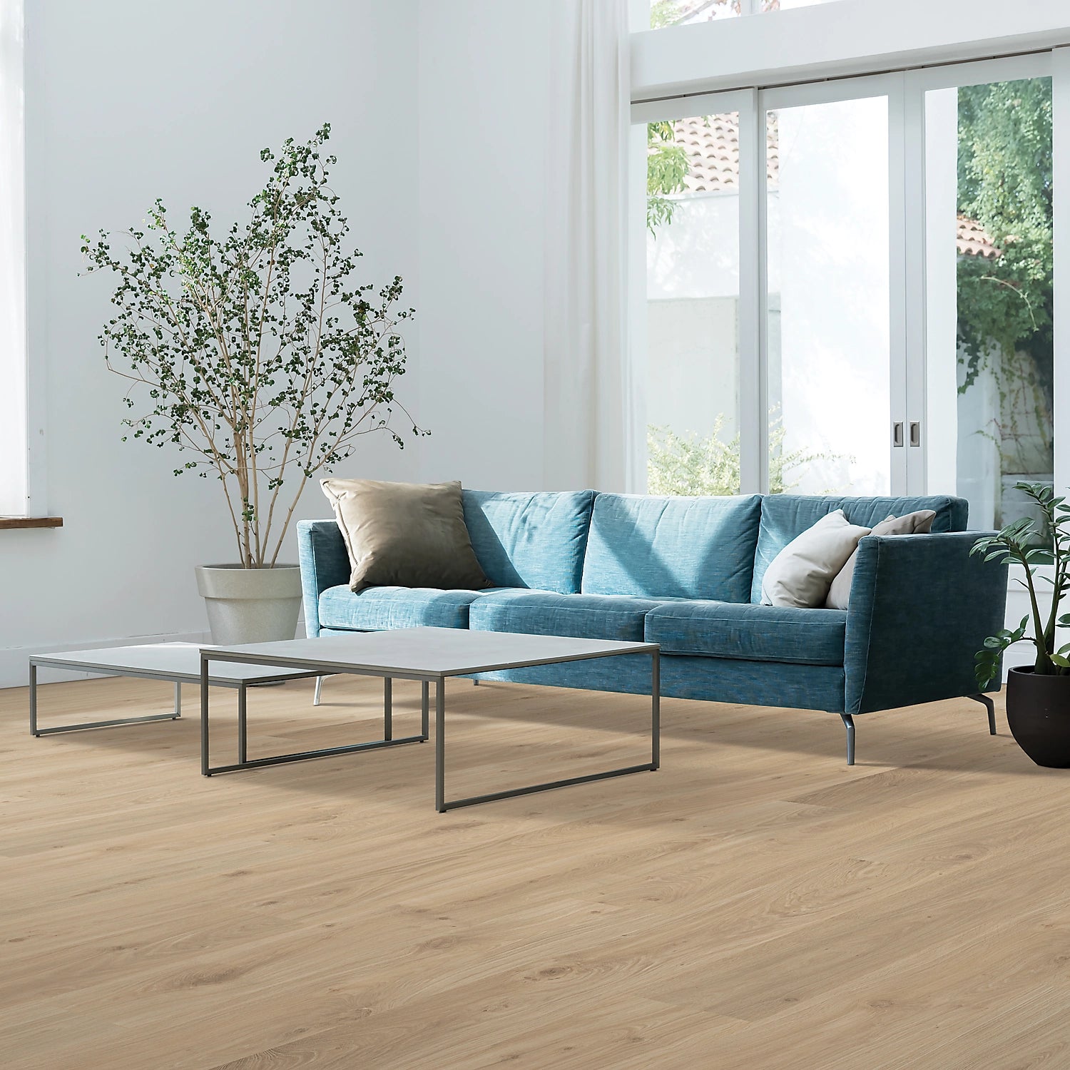 Quick-Step NatureTEK Select Ellicott Point 7.5" x 54.34" Laminate Plank Parchment Oak