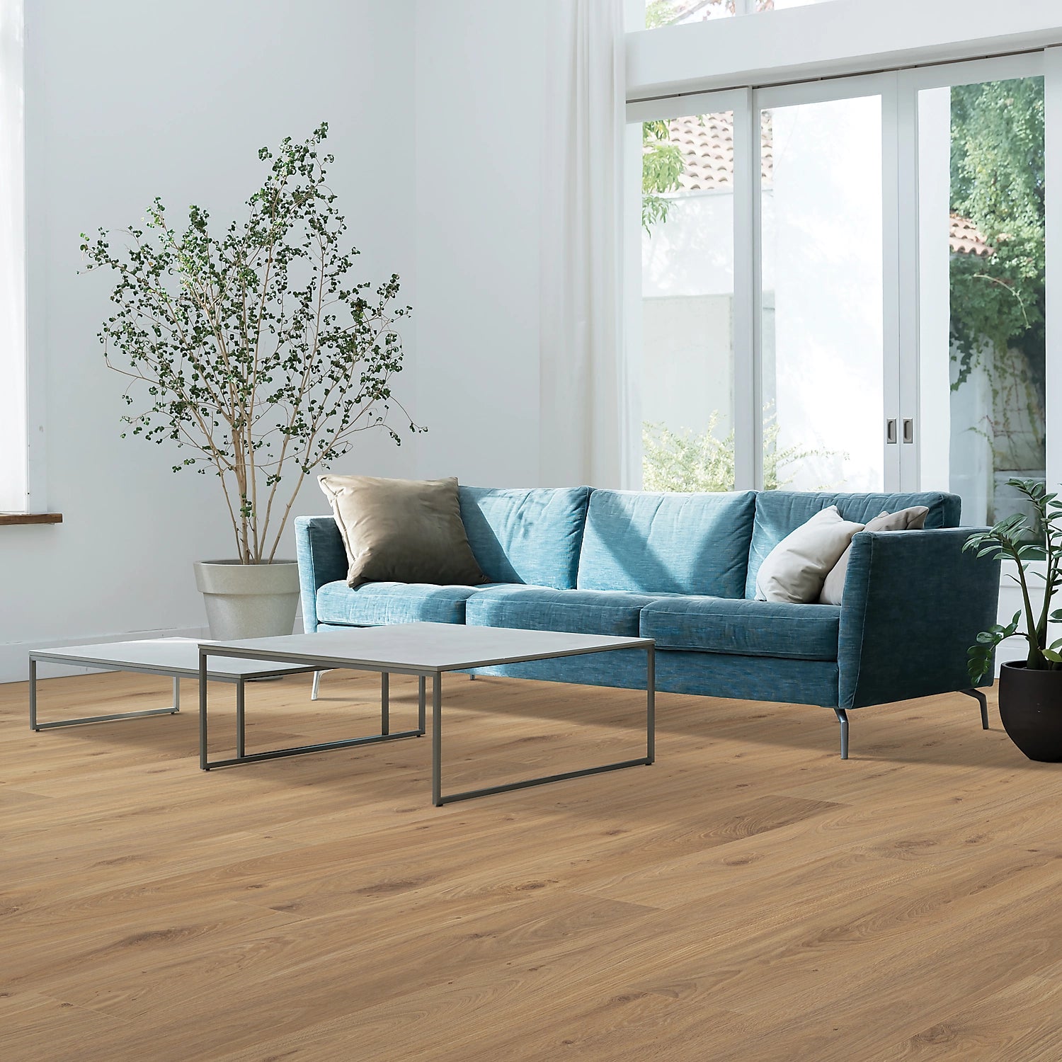 Quick-Step NatureTEK Select Ellicott Point 7.5" x 54.34" Laminate Plank Leather Bound Oak
