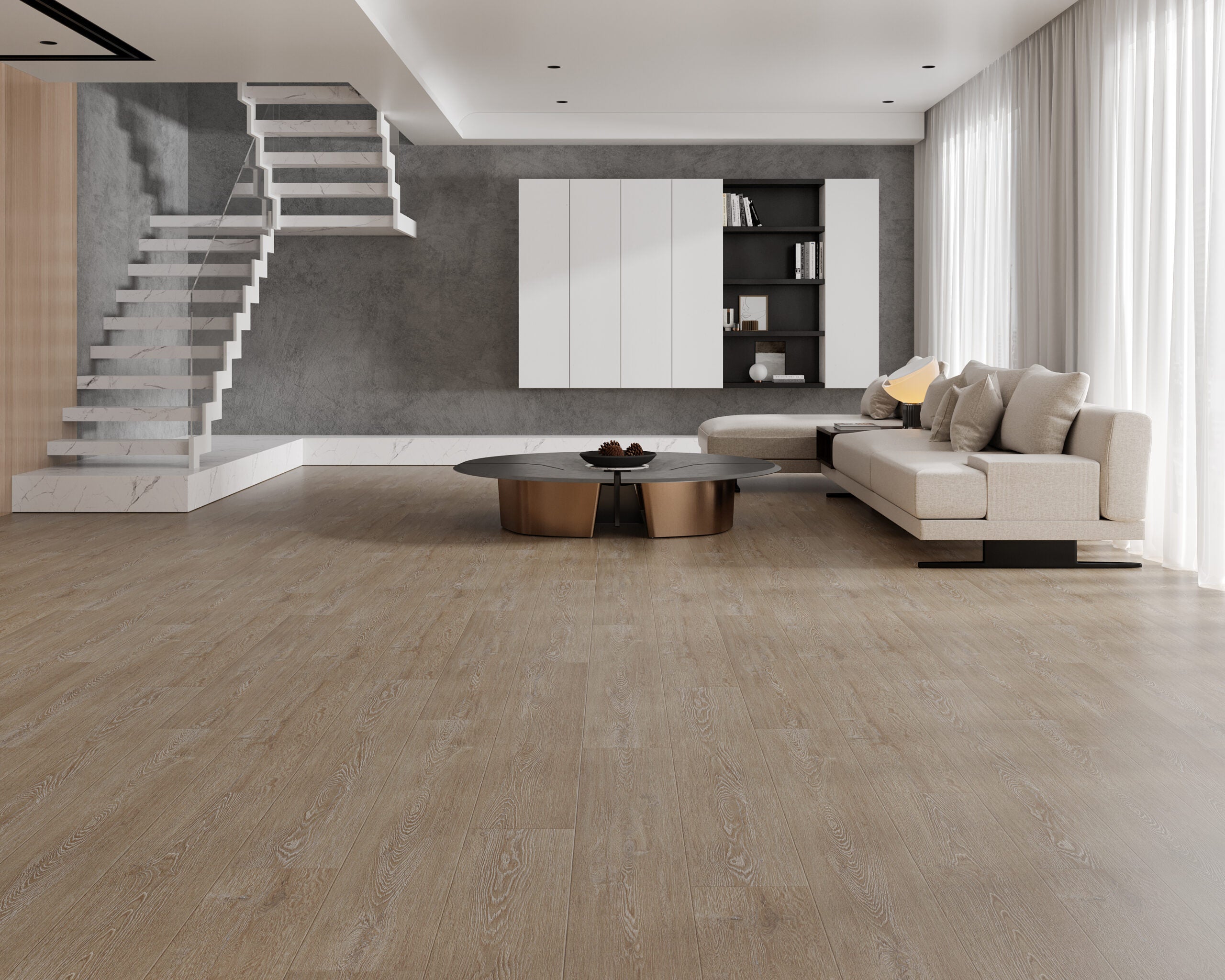 BHW Floors Kingston 7.7" x 48" Chambord Laminate Plank