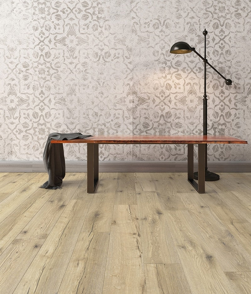 Inhaus Lamdura Visions 7.64" x 50.63" Laminate Plank Natural Oak