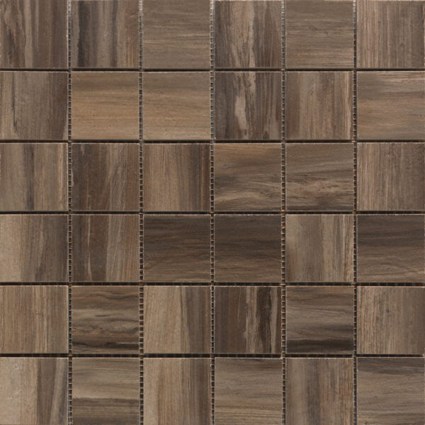 Happy Floors Paint Stone 2 x 2 12" x 12" Porcelain Mosaic (Closeout)
