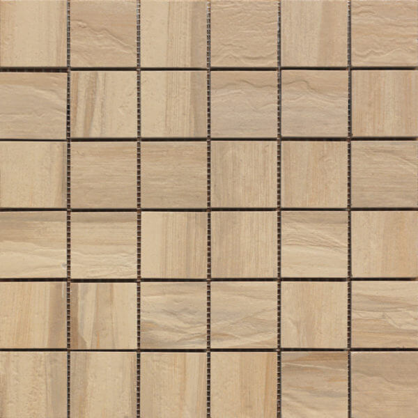 Happy Floors Paint Stone 2 x 2 12" x 12" Porcelain Mosaic (Closeout)