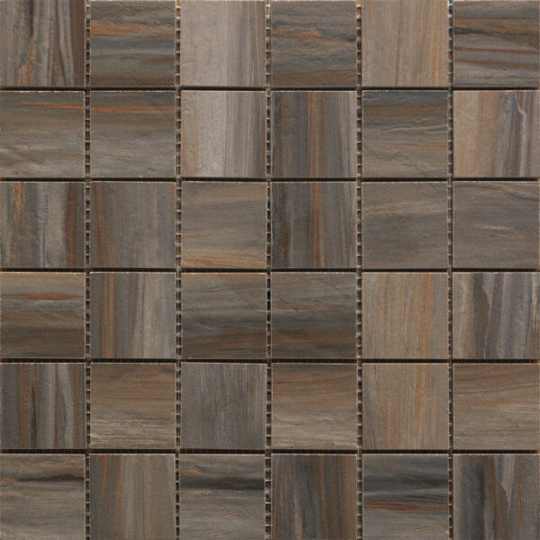 Happy Floors Paint Stone 2 x 2 12" x 12" Porcelain Mosaic (Closeout)