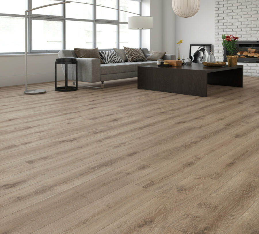 Inhaus Ceramin Gallery 8" x 50.8" PVC Plank Parkside