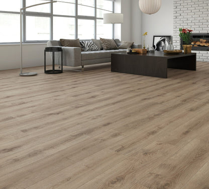 Inhaus Ceramin Gallery 8" x 50.8" PVC Plank Parkside
