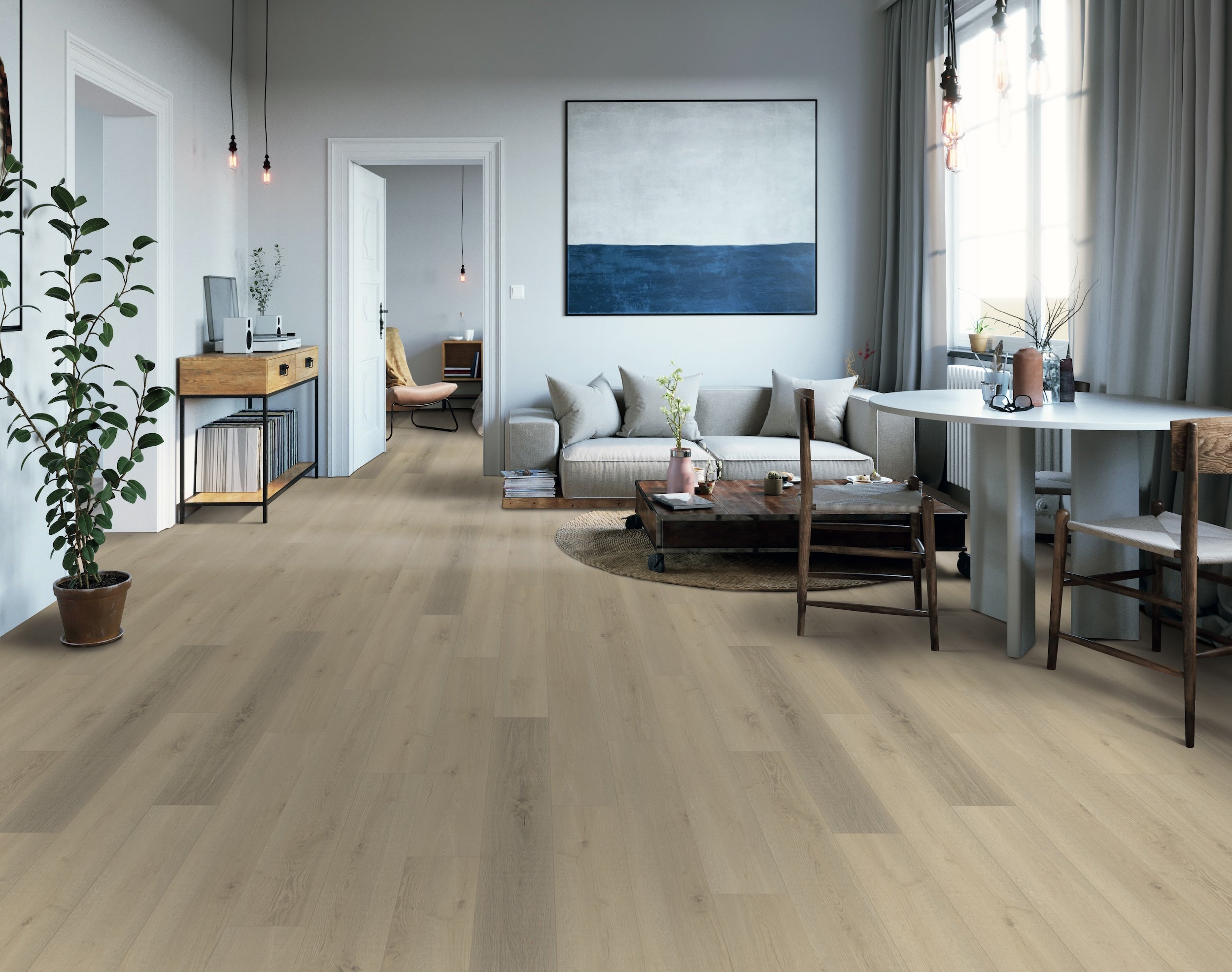 Happy Feet International All Star II 7" x 48" Vinyl Plank Desert Sand