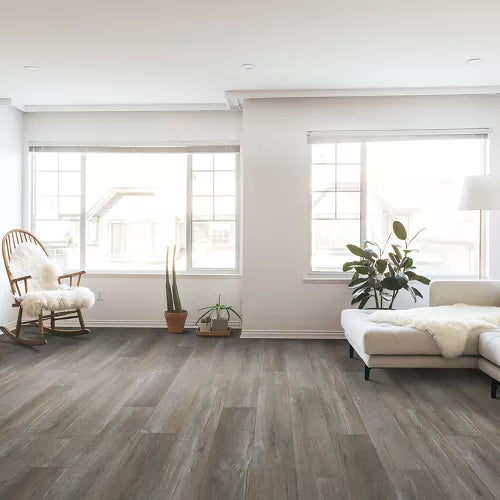 Mohawk SolidTech Essentials Everett Park 7" x 48" Turntable Vinyl Plank