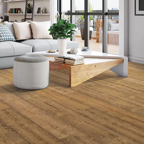 Mohawk SolidTech Premier Monroe Gardens 8.03" x 59.53" Vinyl Plank Smoked Bourbon