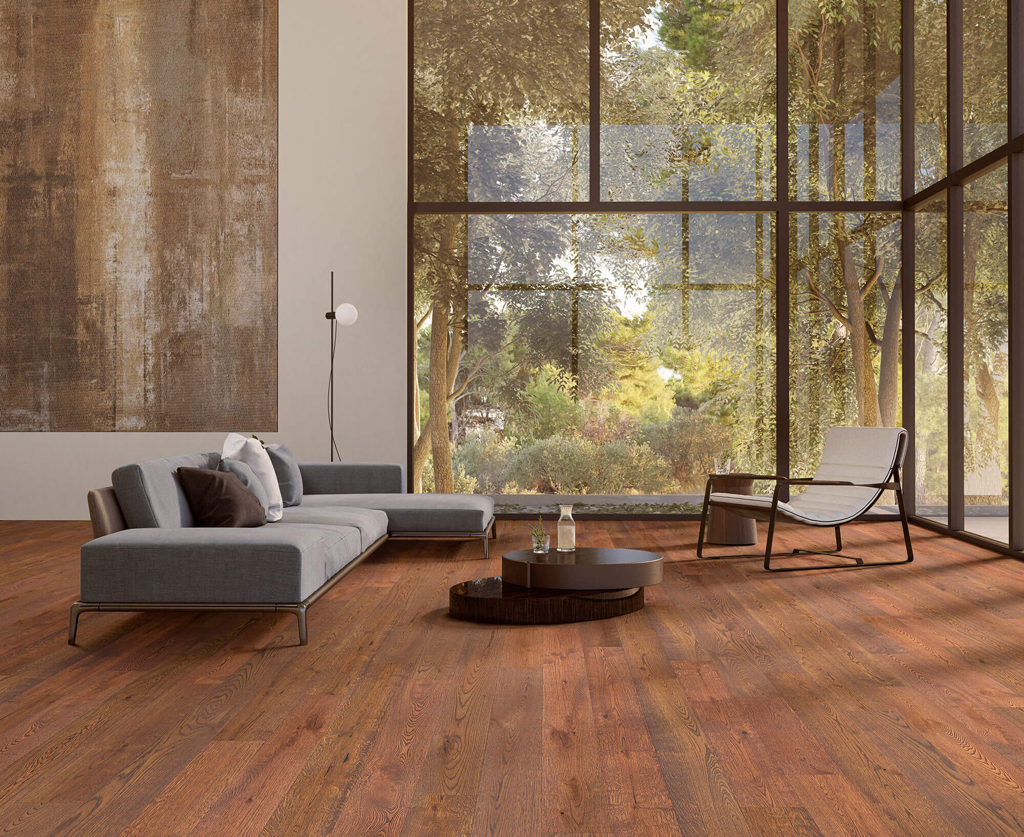 Happy Feet International Turnberry 7.5" x RL Hardwood Plank Oak Sand