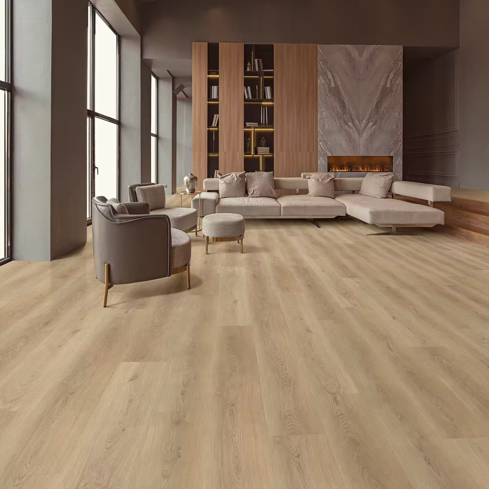 Happy Feet International Dynamic Fit 9" x 60" Vinyl Plank Alaska