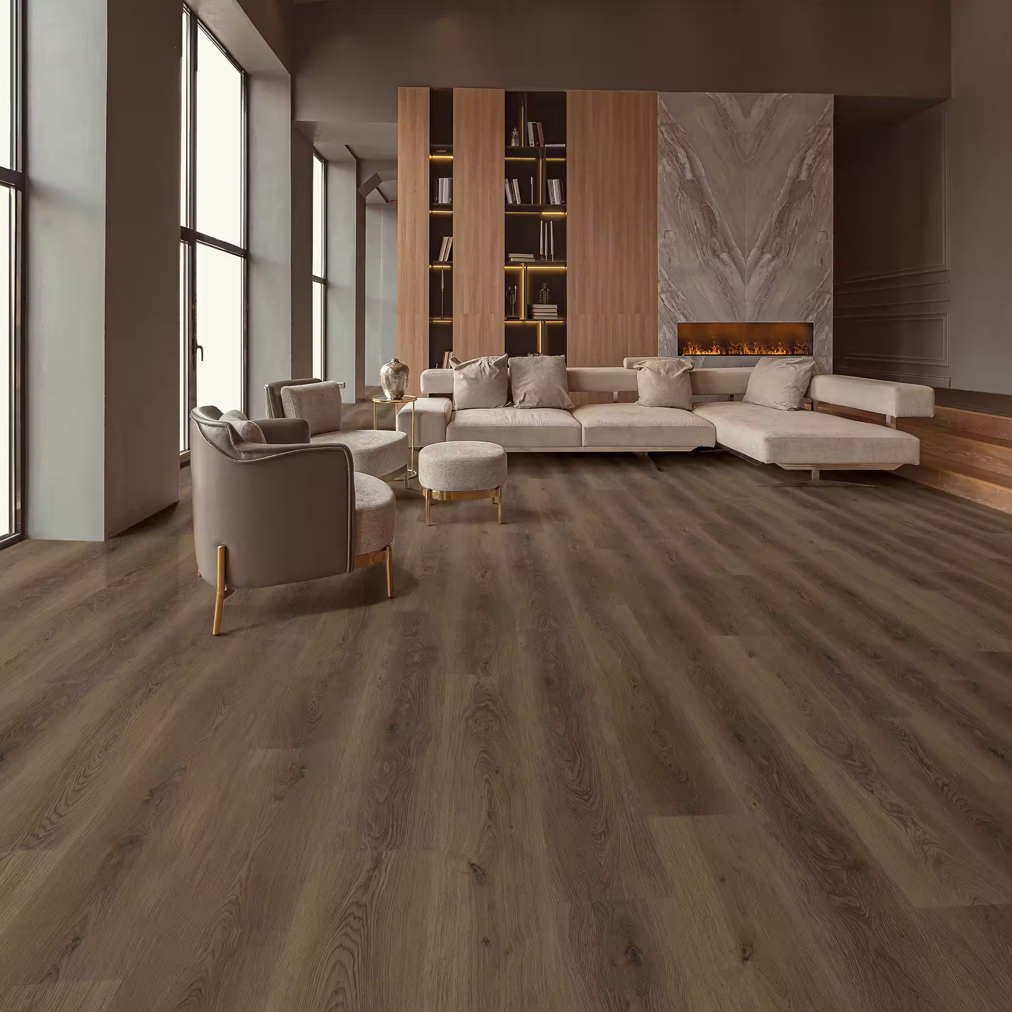 Happy Feet International Dynamic Fit 9" x 60" Vinyl Plank Big Sur