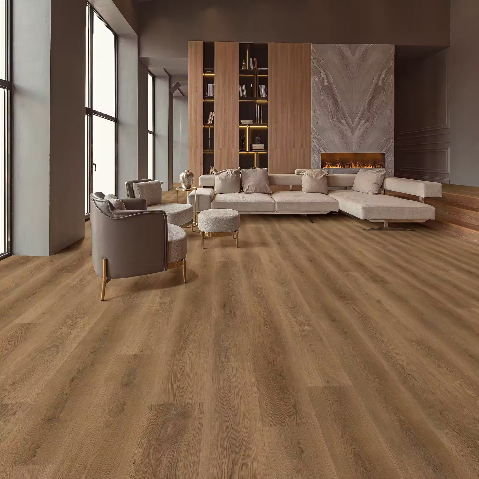 Happy Feet International Dynamic Fit 9" x 60" Vinyl Plank Ocean City