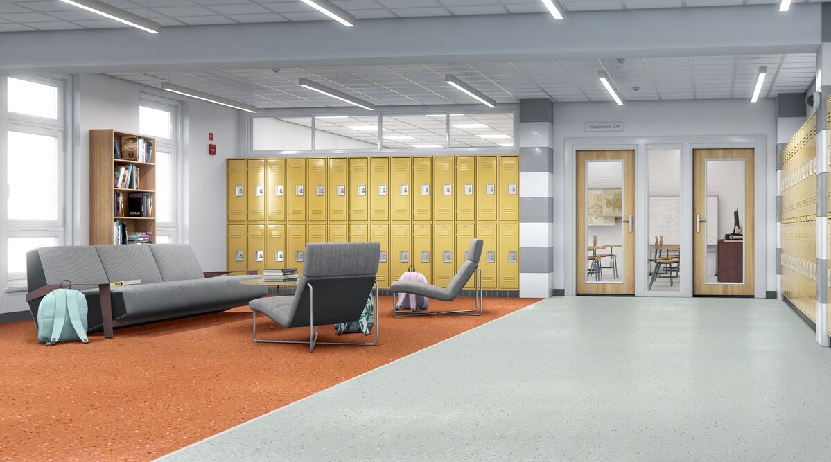 Armstrong Natralis 6' x 52.5' Glacier Bay Vinyl Sheet