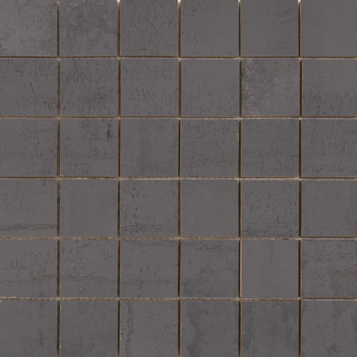 Happy Floors Iron 2 x 2 12" x 12" Porcelain Mosaic