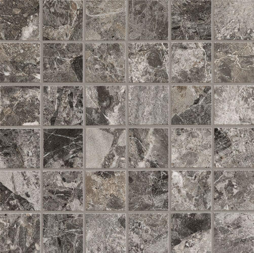 Happy Floors Mun 2 x 2 12" x 12" Porcelain Mosaic