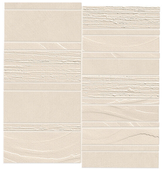 Happy Floors B-Natural Trace 11.5" x 11.75" Ceramic Mosaic