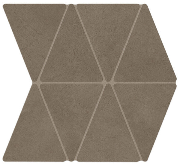 Happy Floors B-Natural Rhombus 13.38" x 14.38" Porcelain Mosaic