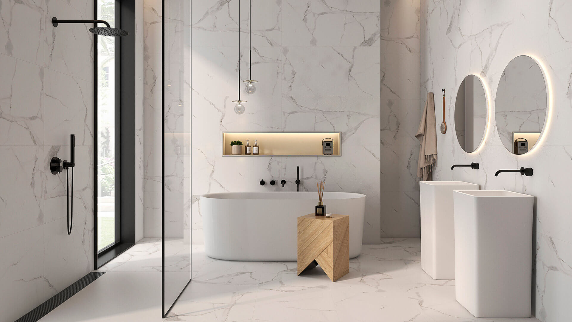 Happy Floors Alsacia 24" x 48" Porcelain Tile