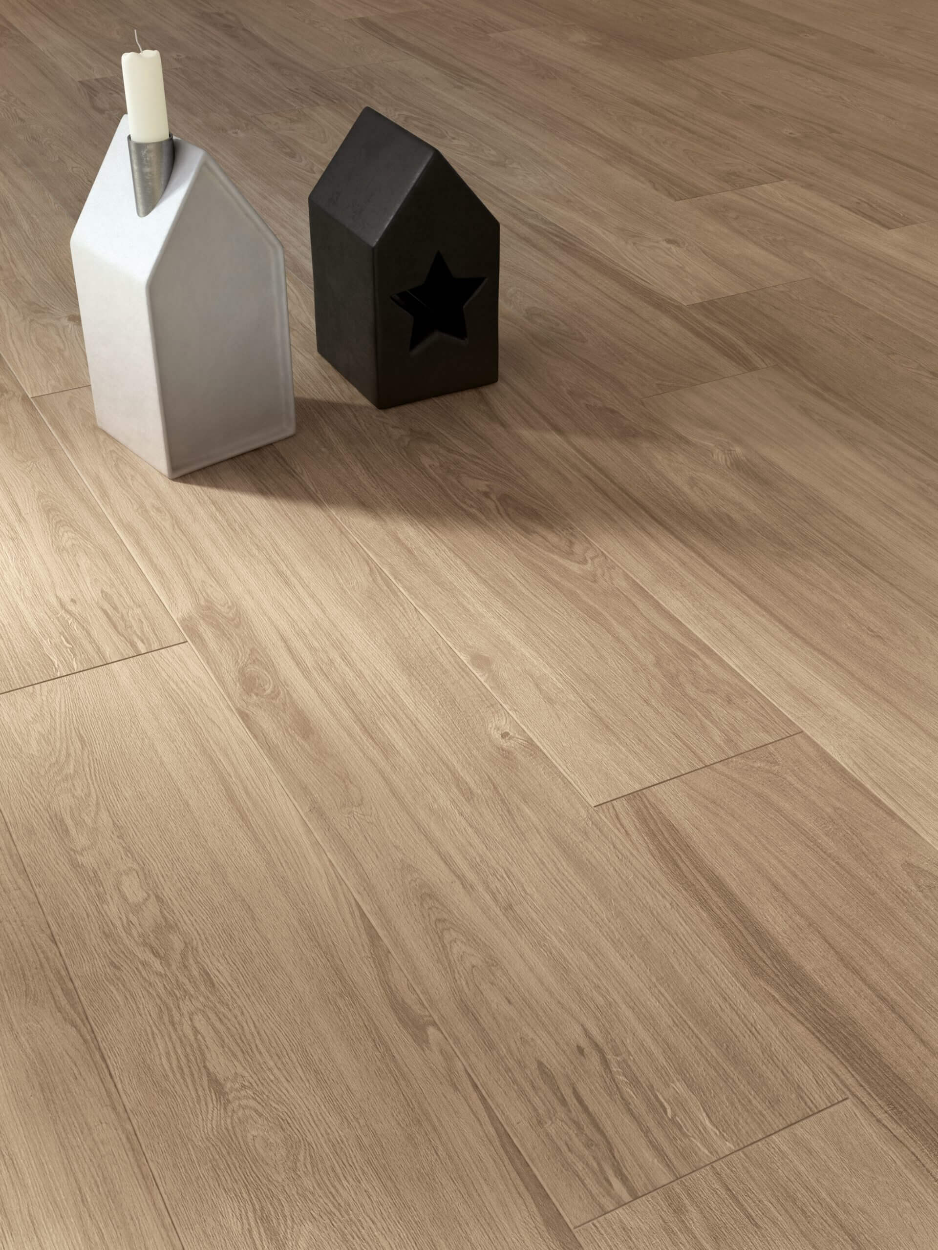 Happy Floors Acorn 4" x 24" Porcelain Plank (Closeout)
