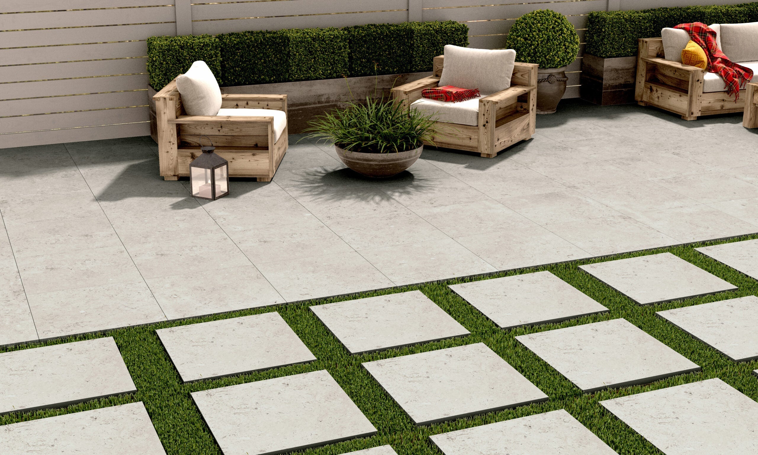 Happy Floors Coralina 24" x 24" Porcelain Paver