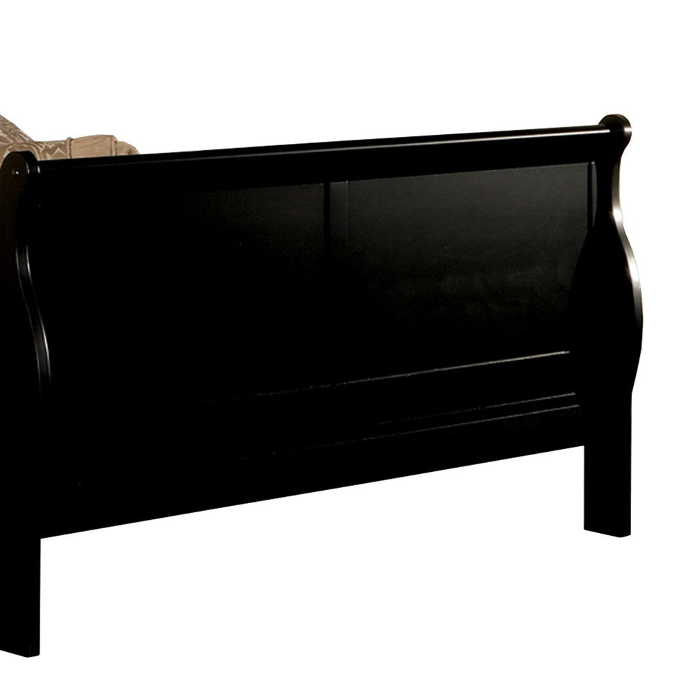 ACME Louis Philippe III Queen Bed, Black