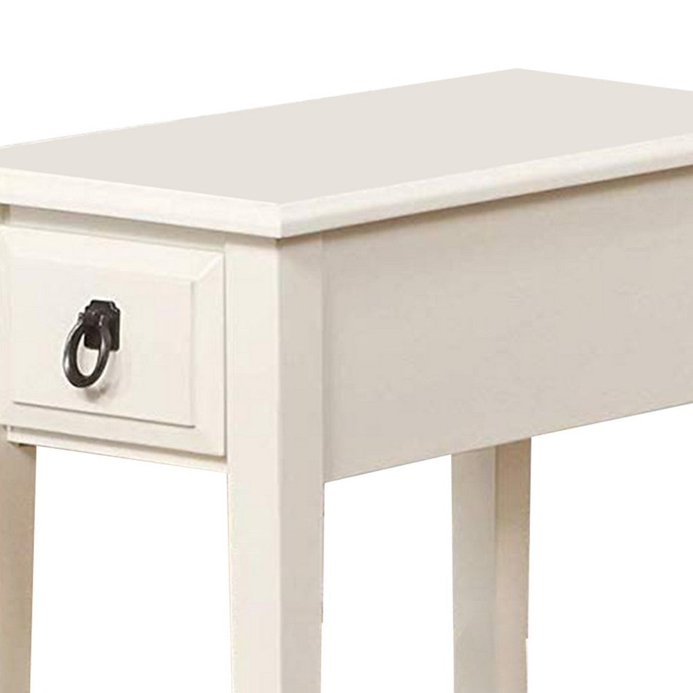 ACME Smart Looking Side Table, White