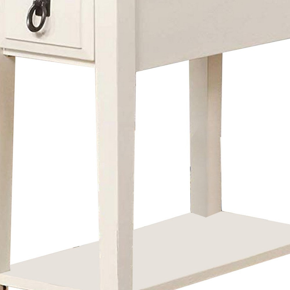 ACME Smart Looking Side Table, White
