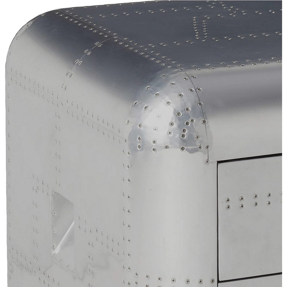 ACME Brancaster End Table, Aluminum