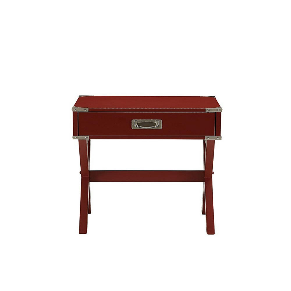 ACME Babs End Table, Red