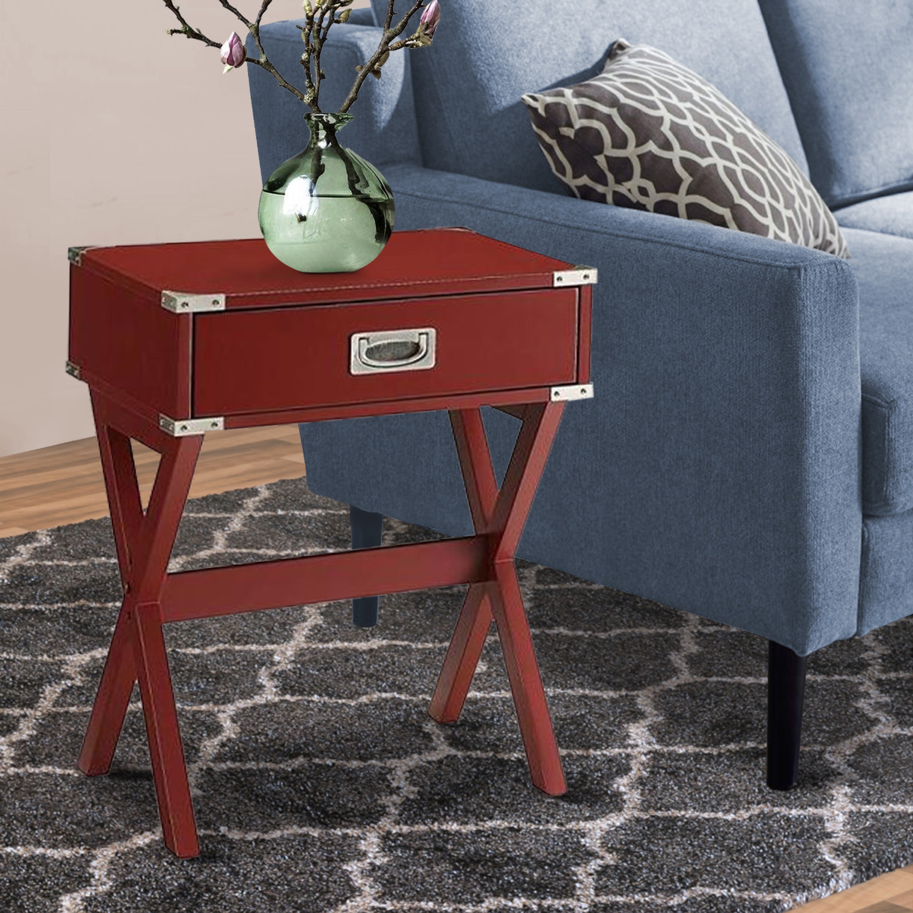 ACME Babs End Table, Red