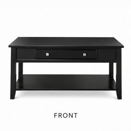ACME Traditional Looking Coffee Table with Lift Top, Black