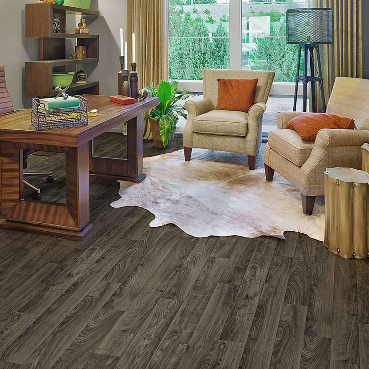 Congoleum ArmorCore Pro 12' x RL Vinyl Sheet (Special Order) Rainy Evening