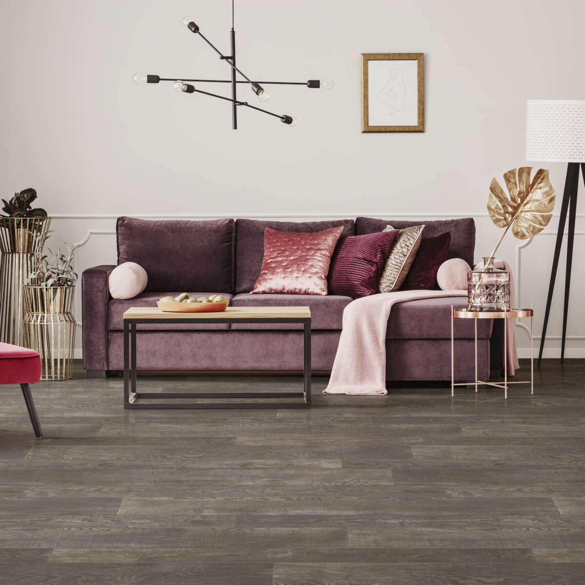 Congoleum ArmorCore Pro 12' x RL Vinyl Sheet Deer Valley