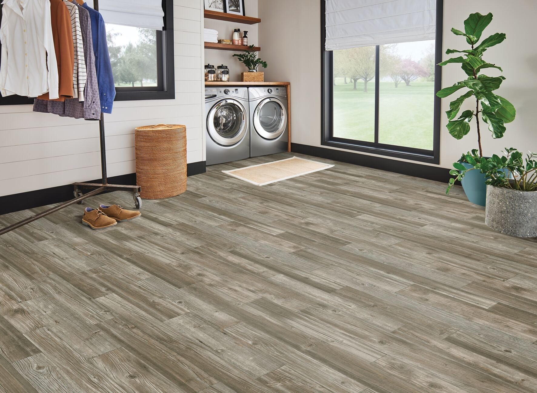 Armstrong StrataMax Pro 12' x RL Pacific Stone Pearl Vinyl Sheet