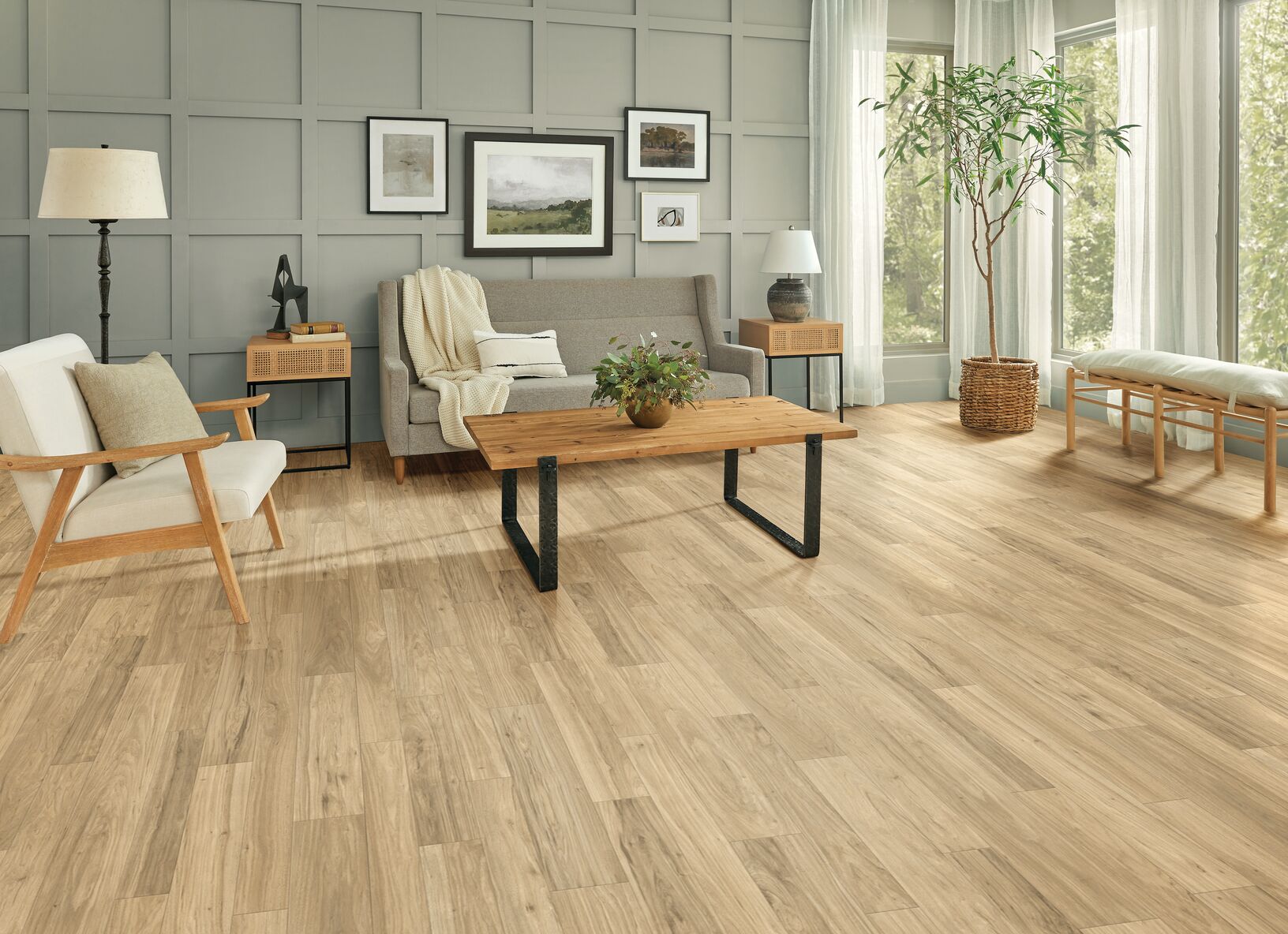 Armstrong StrataMax Pro 12' x RL Windsor French Press Vinyl Sheet