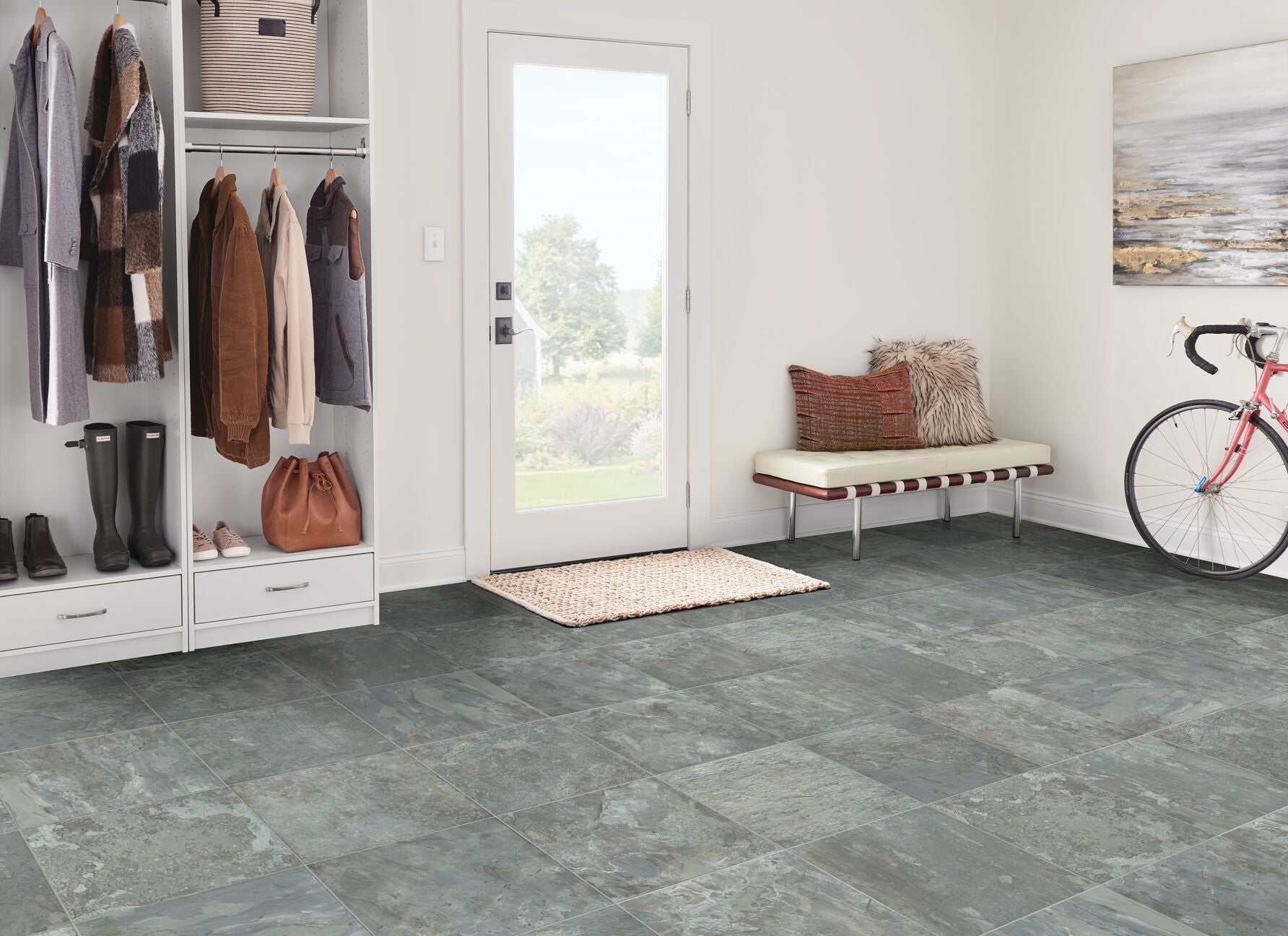 Armstrong StrataMax Pro 12' x RL Cypress Grove Russet Vinyl Sheet